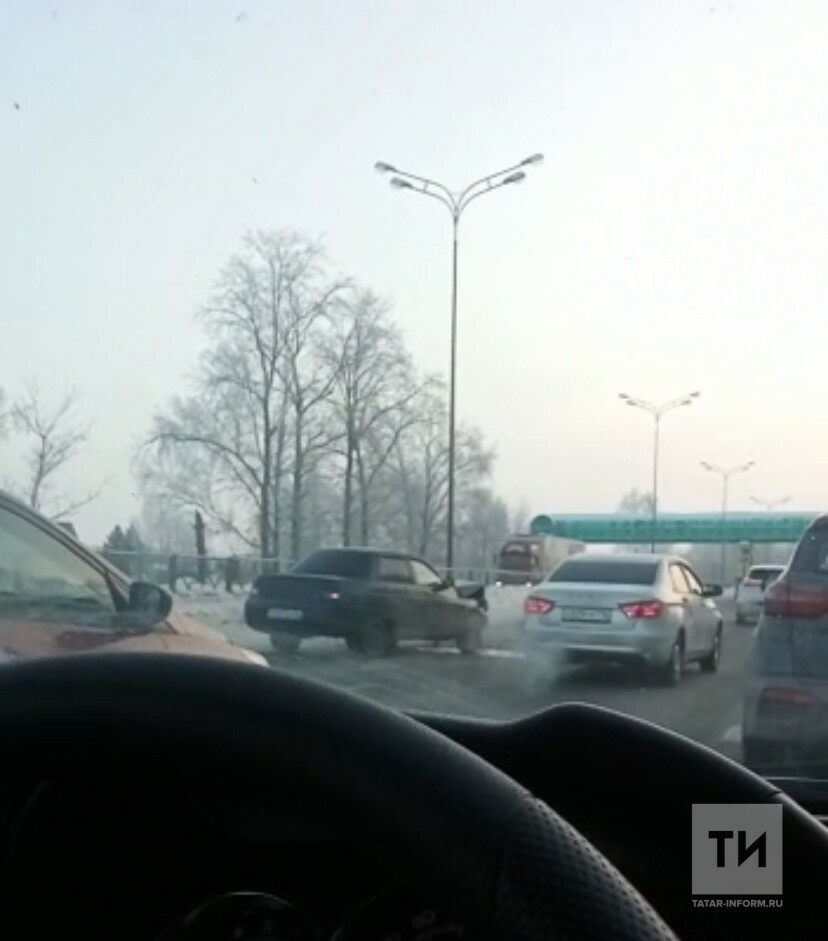 Из-за двух ДТП на трассе Зеленодольск – Казань образовалась серьезная пробка