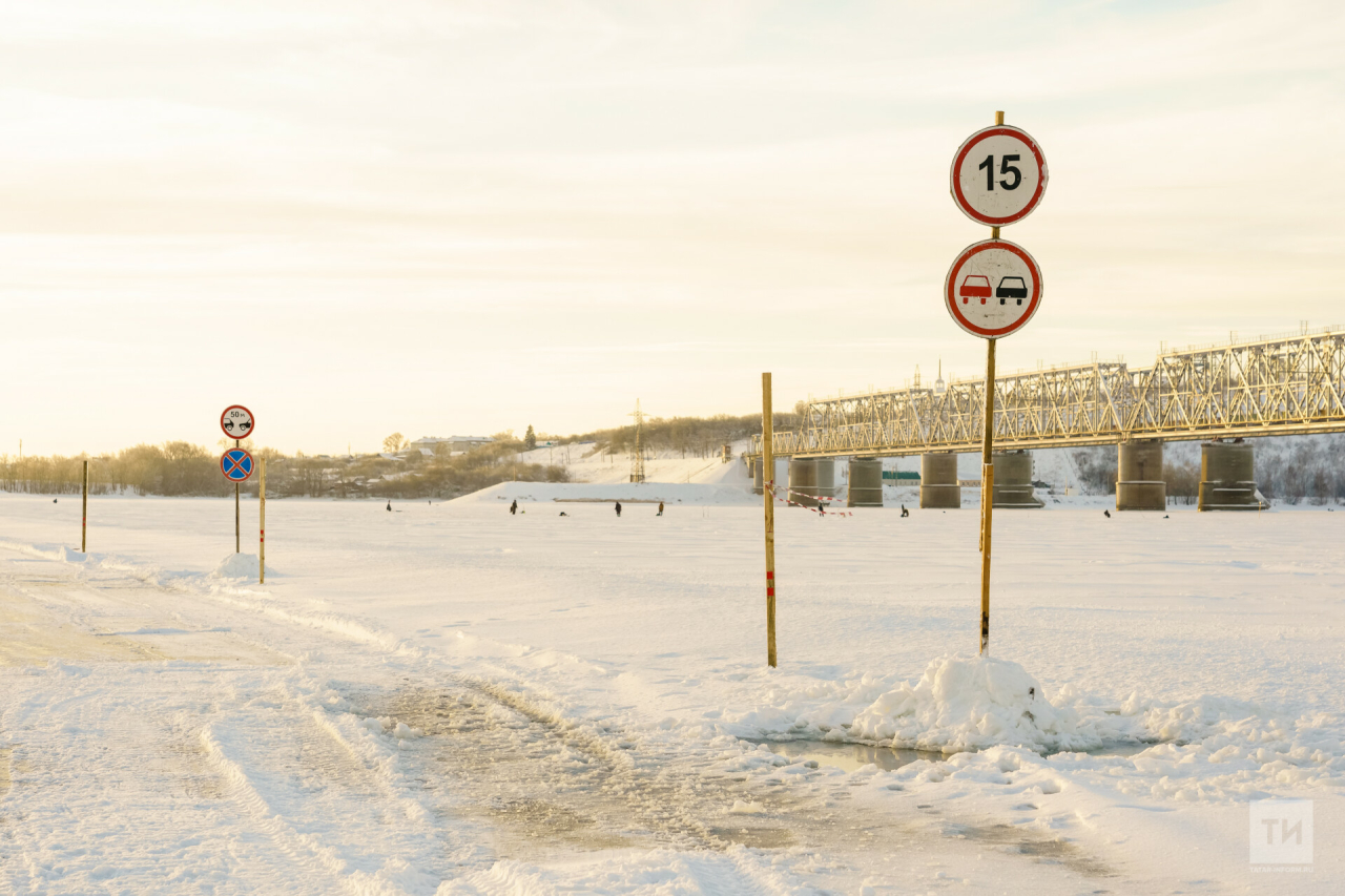 Из-за оттепели в Татарстане закрываются три ледовые переправы