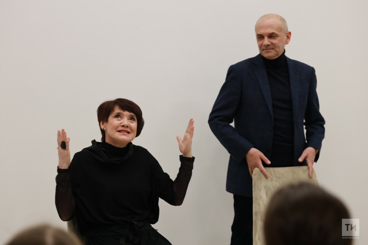 В Казани прошла творческая встреча с Фаридом Бикчантаевым и Люцией Хамитовой