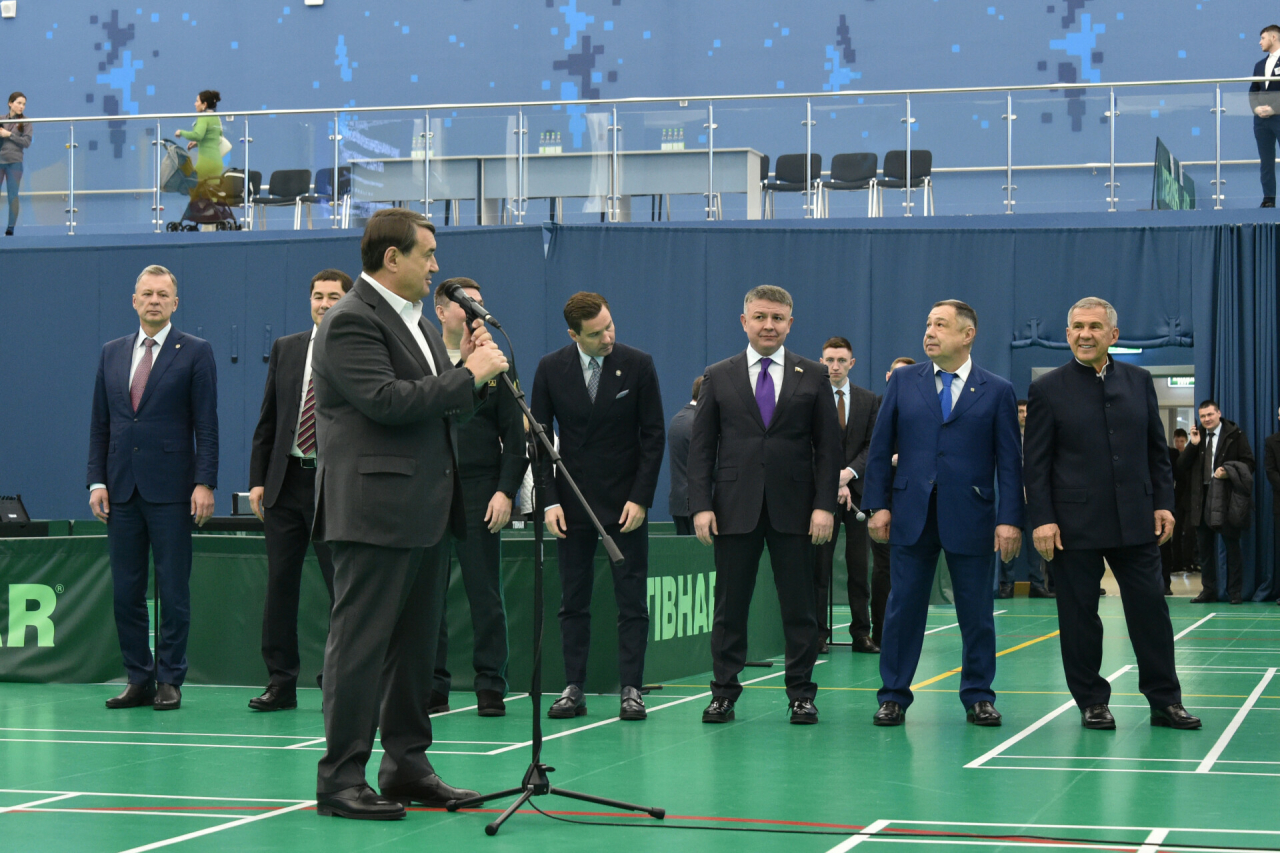 Минниханов и Левитин открыли XXI Всероссийские соревнования по настольному теннису