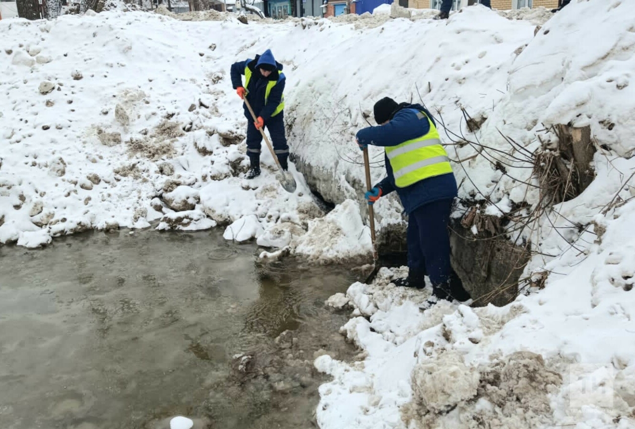 В Елабуге готовятся к бурному паводку