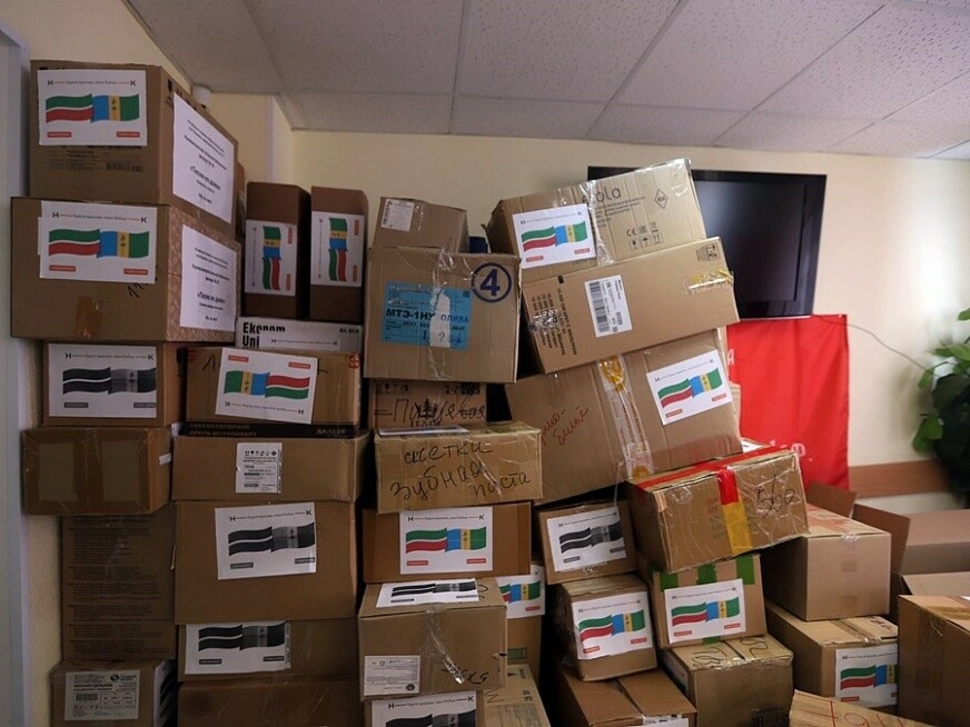Нижнекамцы отправили три тонны гуманитарной помощи госпиталям ЛНР