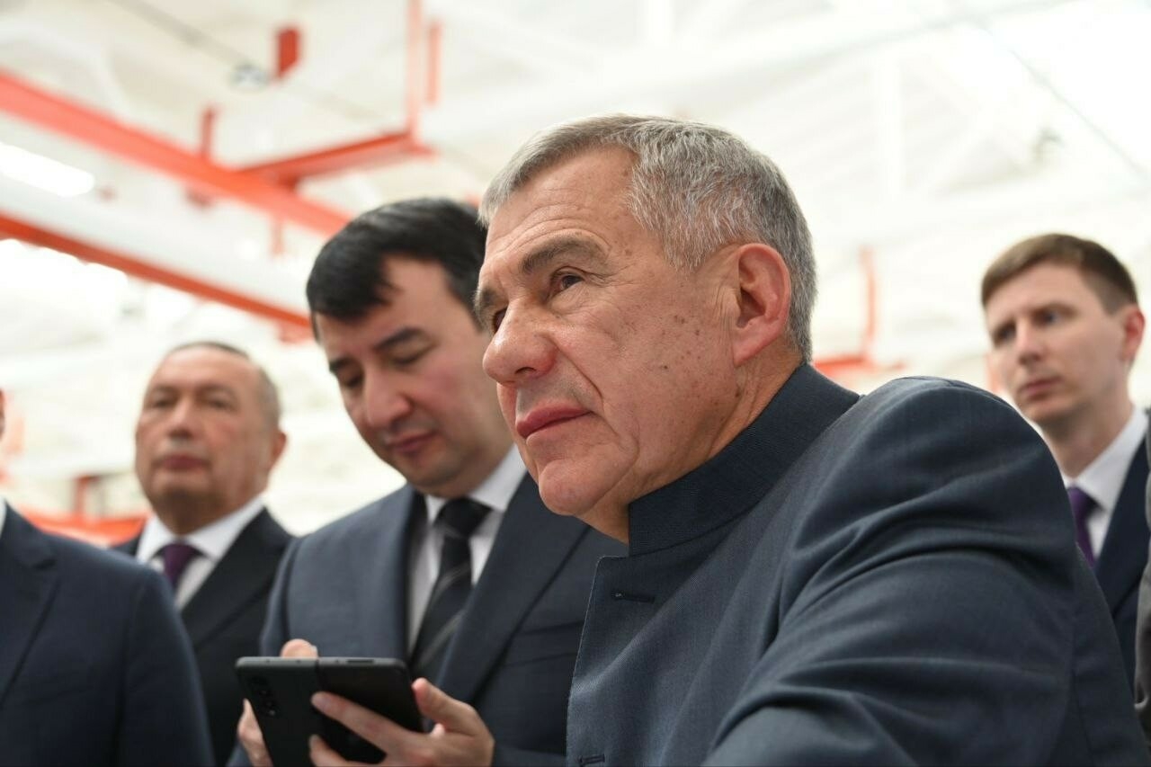 Минниханов принял участие в открытии технопарка в городе Джизак в Узбекистане