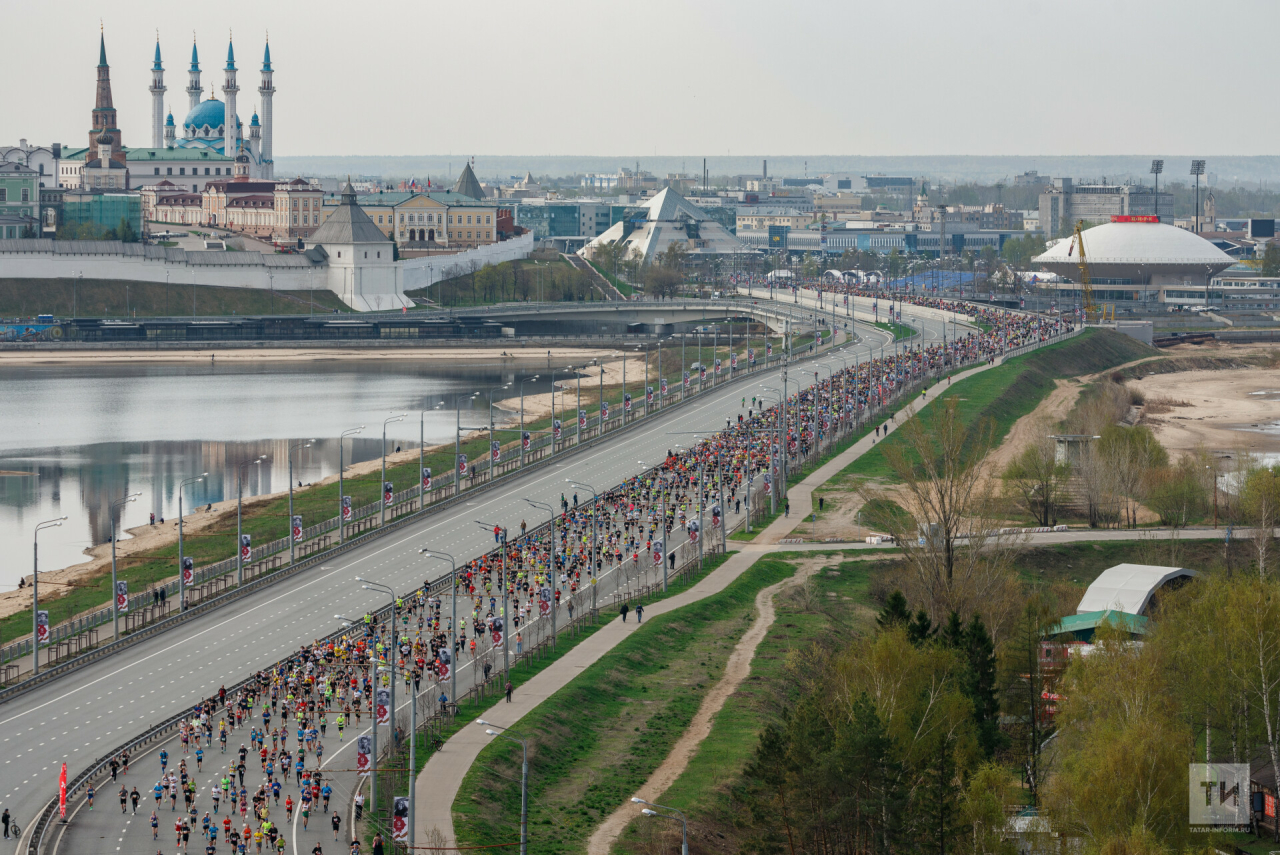 В центре Казани массово перекроют дороги из-за проведения марафона