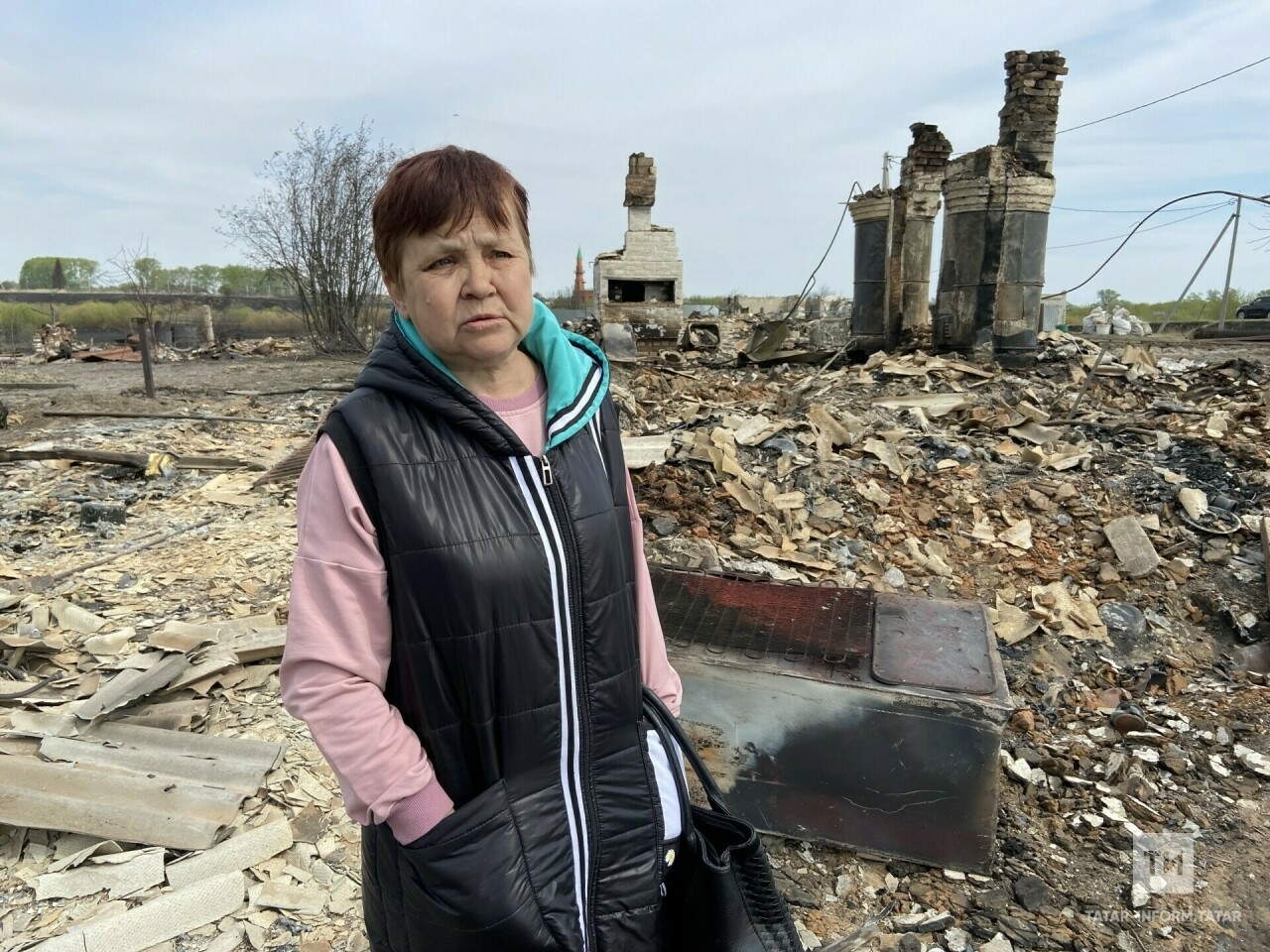 «Татарстану огромное спасибо!»: репортаж из сгоревшего села Юлдус в Курганской области