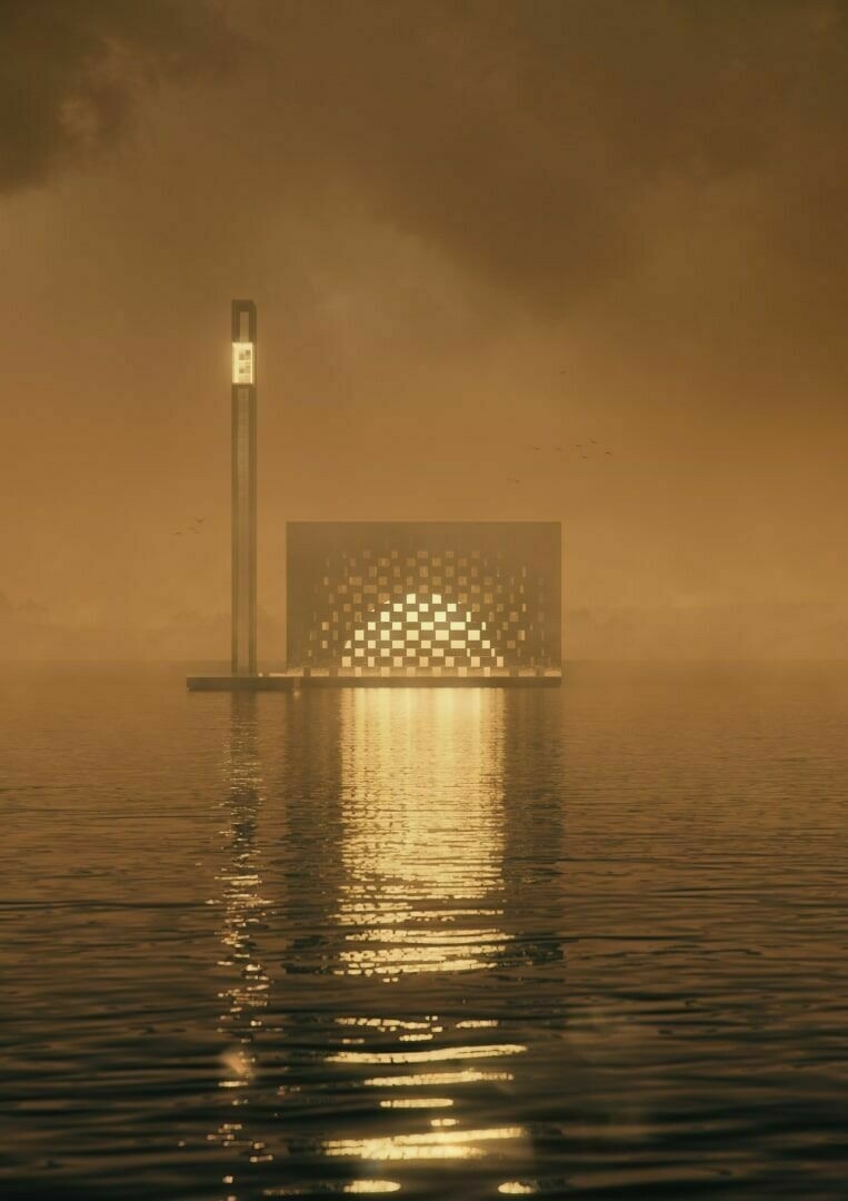 Соборную мечеть в Казани построят в виде черного куба «на воде» – представлены эскизы