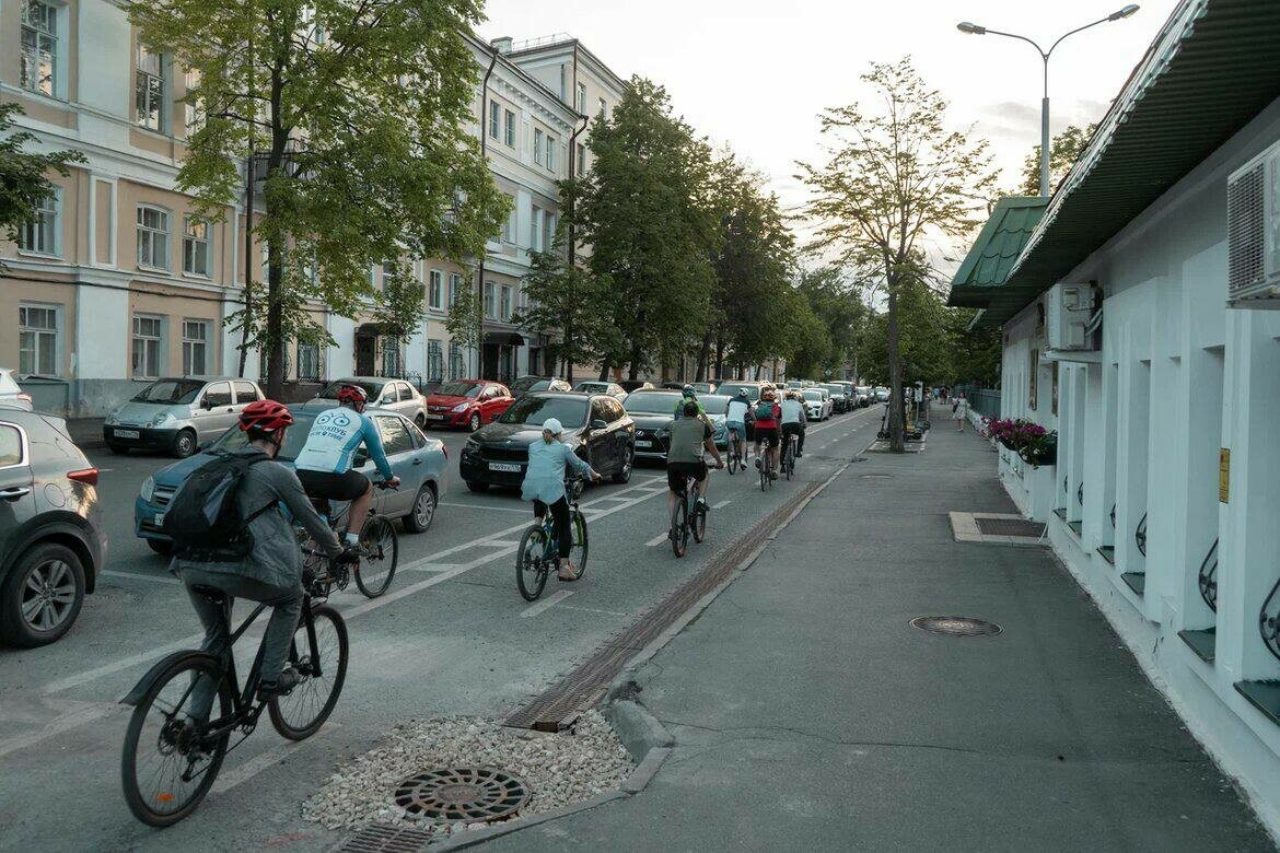 В Казани планируется создать новый веломаршрут и перекрасить велодорожки