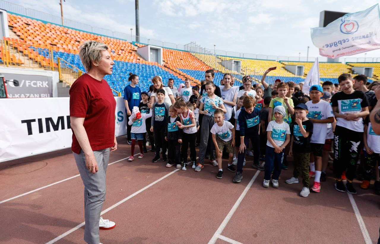 Павлова: Спортивный марафон «Сила России» стартовал в Татарстане с детских забегов