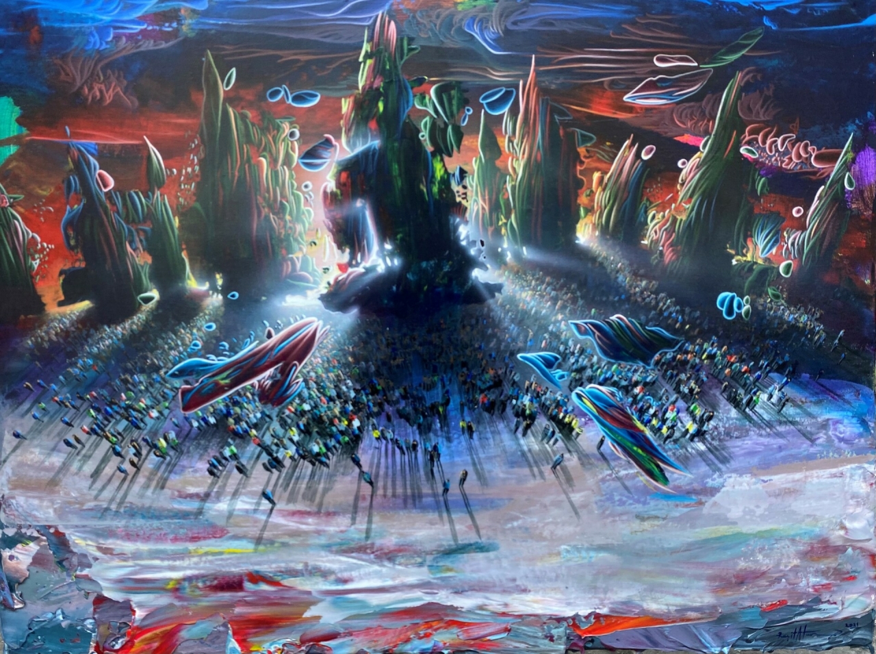 Турецкий художник Рашит Алтун везет в Казань полсотни полотен, чтобы показать «чистилище»
