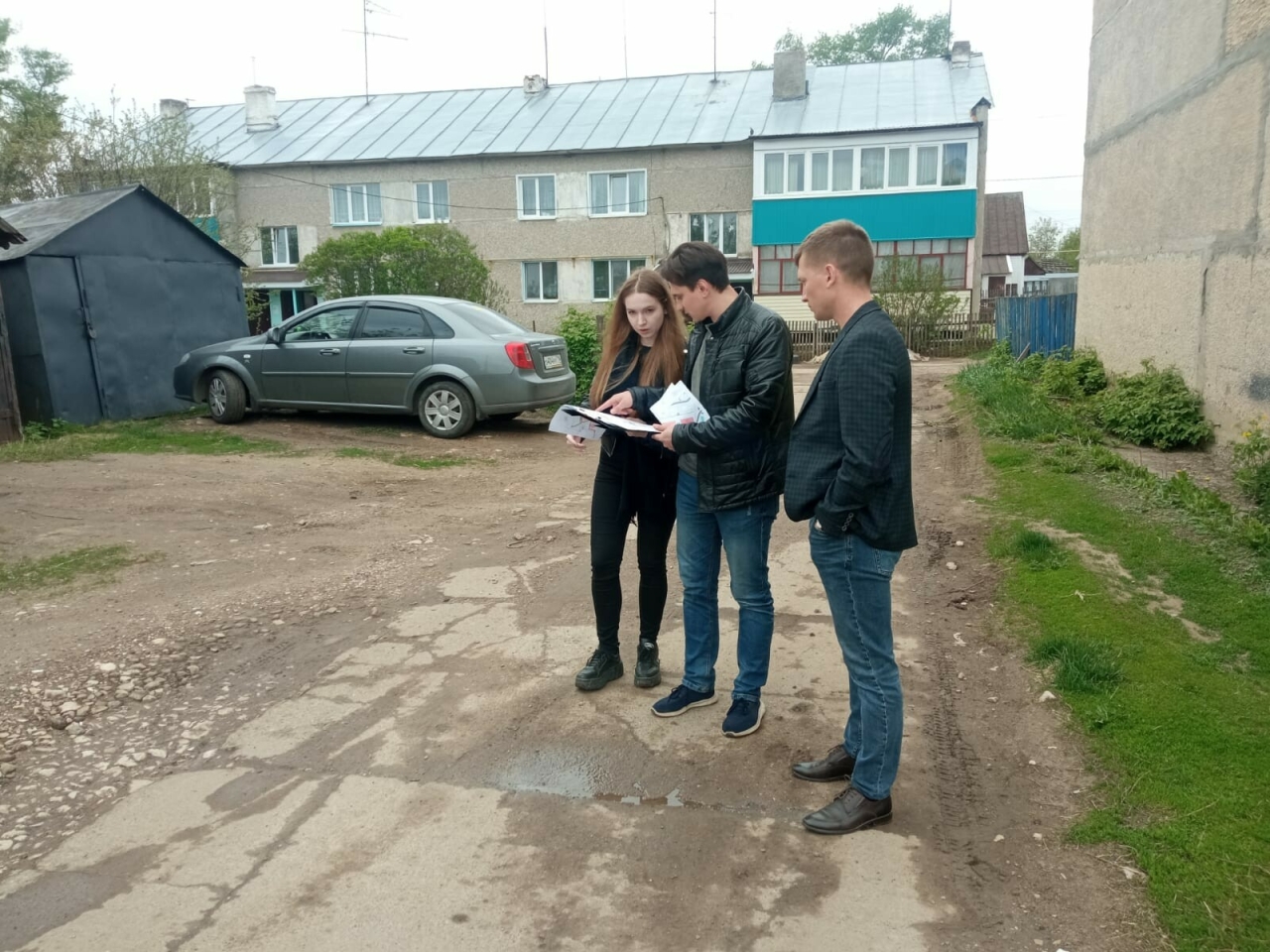 В двух селах Пестречинского района стартовал ремонт по программе «Наш двор»