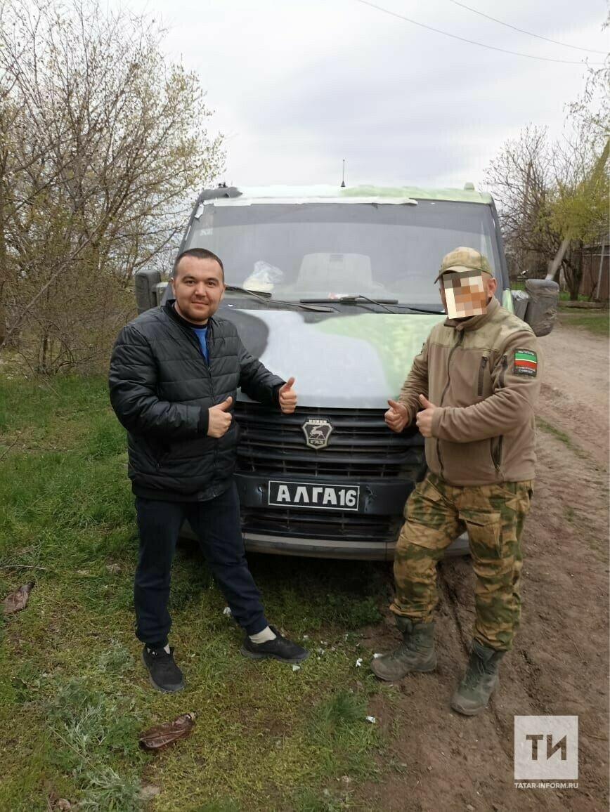 Житель Мамадыша навестил брата в зоне спецоперации