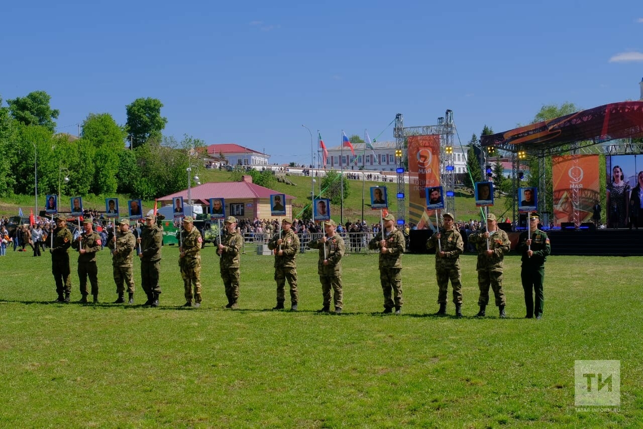 В Елабуге в число участников парада Победы вошли бойцы спецоперации