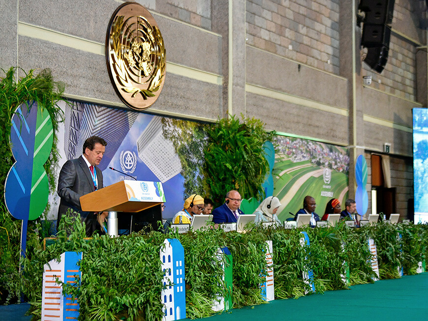 Мэр Казани выступил на Всемирной ассамблее местных и региональных властей