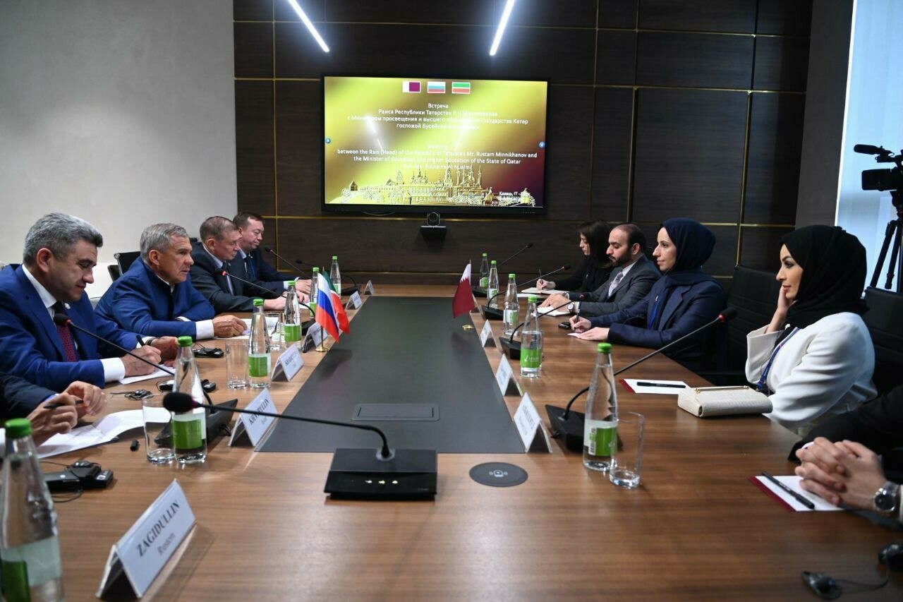 Раис Татарстана и министр просвещения Катара обсудили сотрудничество в IT-сфере