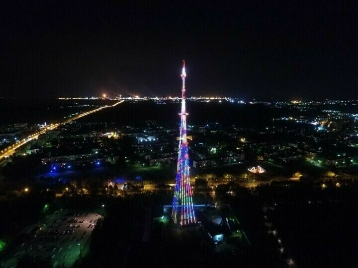196-метровая телебашня Нижнекамска окрасится в цвета российского триколора