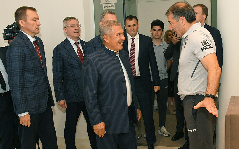 «После ночи бывает рассвет»: о чем Минниханов говорил с «Рубином» перед стартом РПЛ