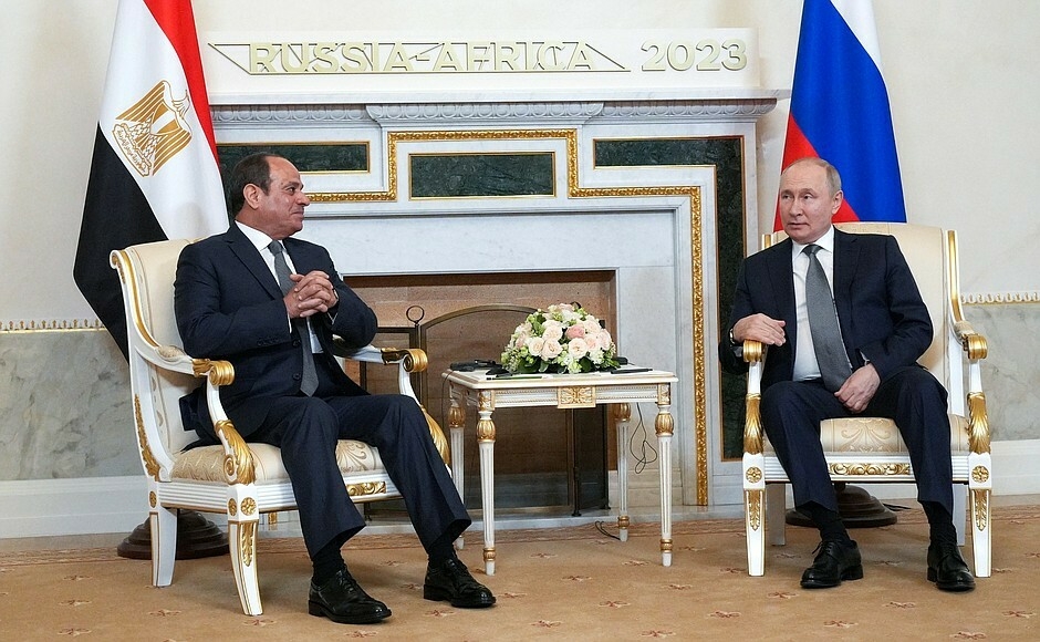 Путин: Товарооборот России и Египта за год вырос на 28,8%