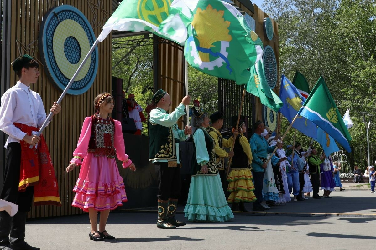 Апастовский район Татарстана представил подворье на Сабантуе в Курганской области