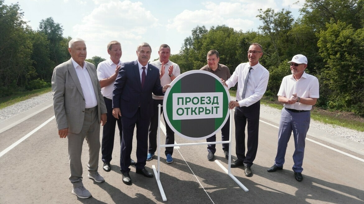 В Татарстане после реконструкции открыли мост через реку Дымка