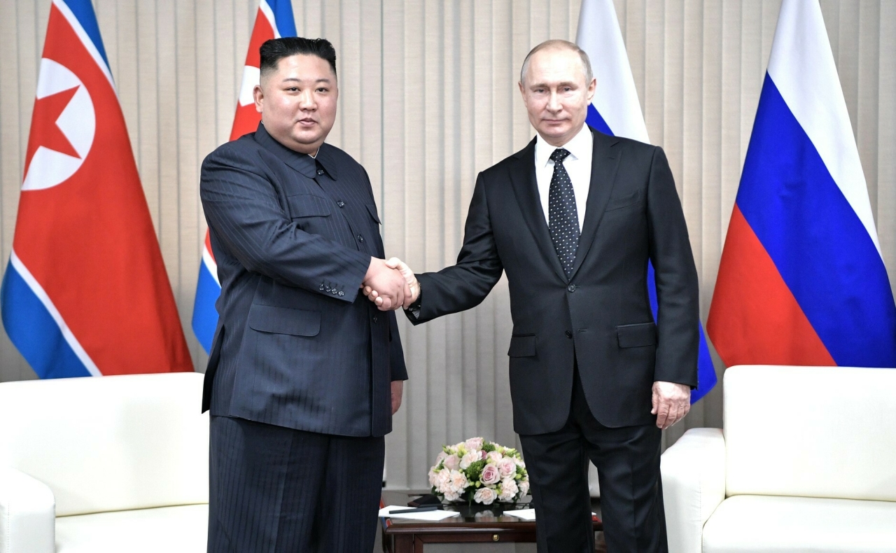Путин поздравил Ким Чен Ына с Днем освобождения КНДР