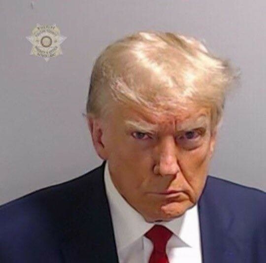 Трамп показал тюремный снимок из штата Джорджия