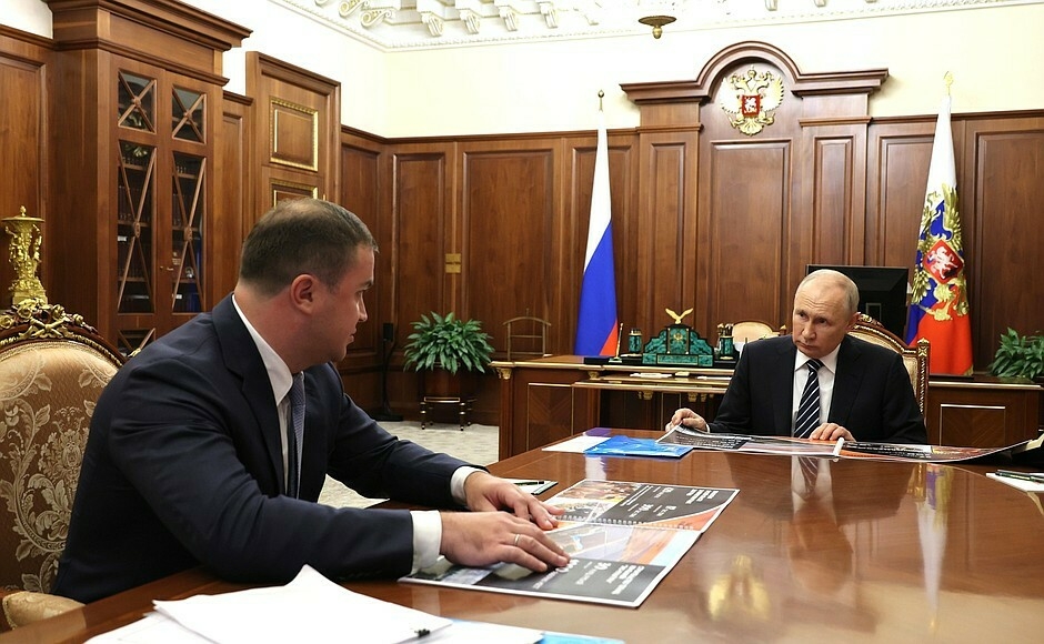 Хоценко – Путину: «Омская область стала лидером промпроизводства в Сибири»
