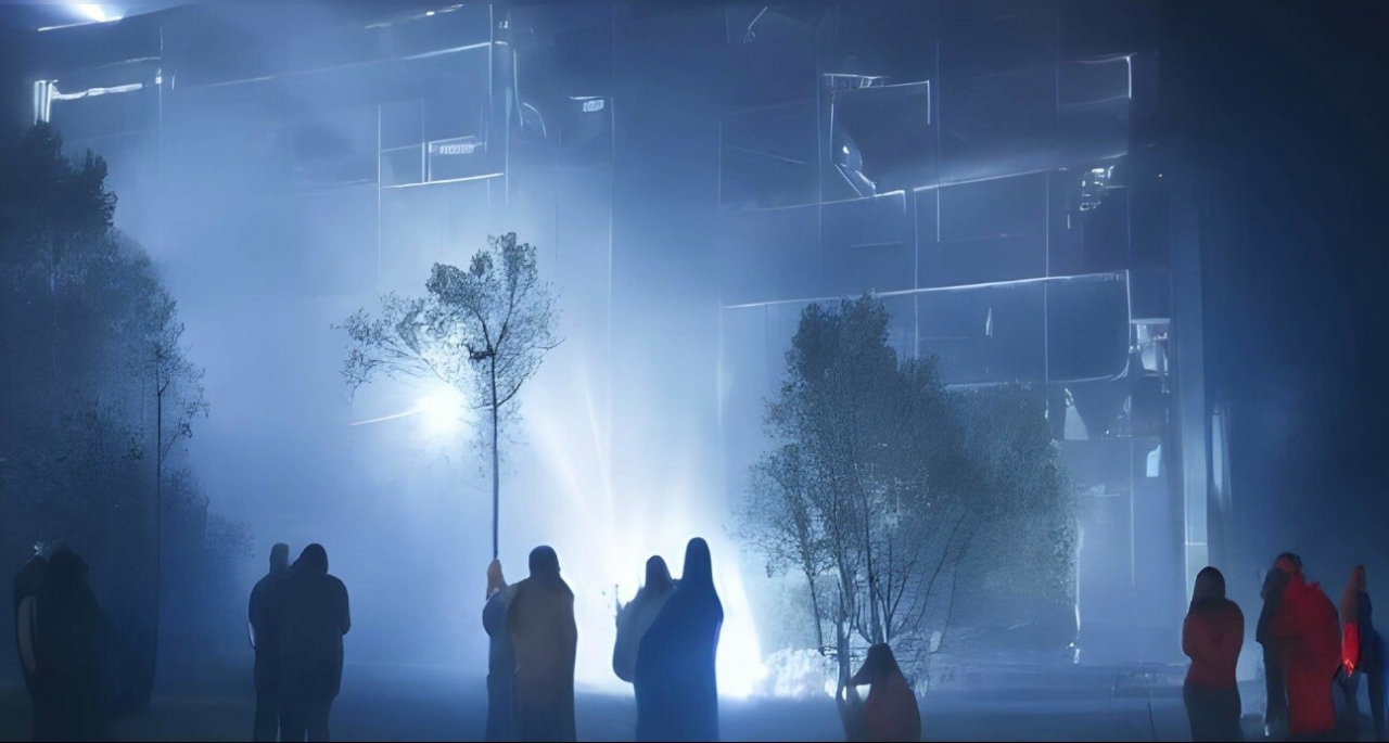 Фестиваль «Нур» откроется световой инсталляцией на высотках у моста «Миллениум»