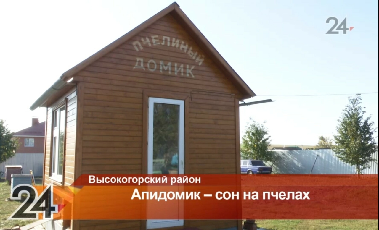 Пасечник из Высокогорского района построил пчелиный спа-домик