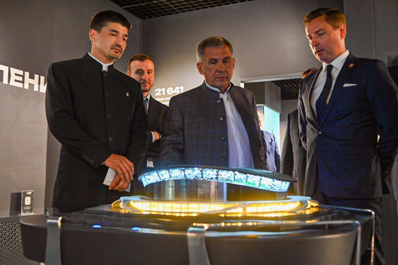Минниханов открыл музей спорта на стадионе «Ак Барс Арена»