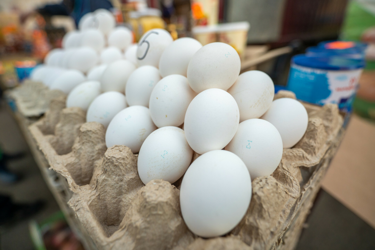 В России впервые более чем за полгода подешевели куриные яйца