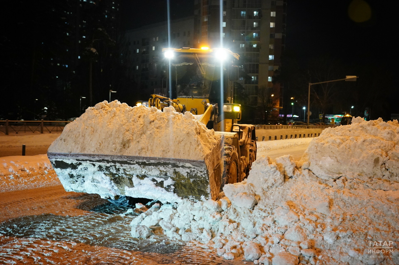 За два дня с улиц Казани вывезено почти 20 тыс. тонн снега