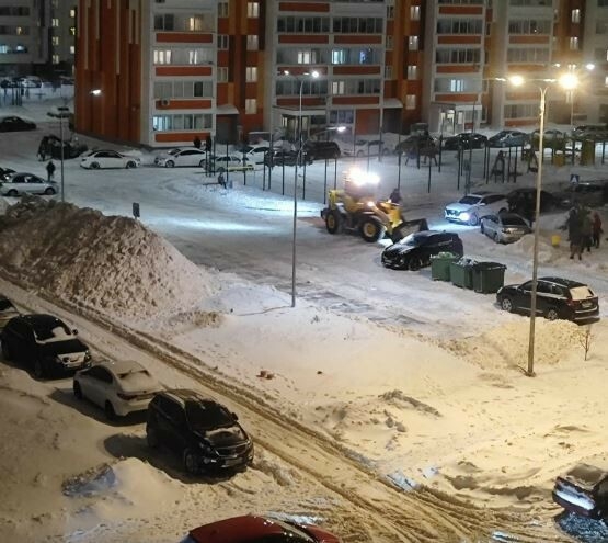 Жители Альметьевска присоединились к «снежному флешмобу» во дворах