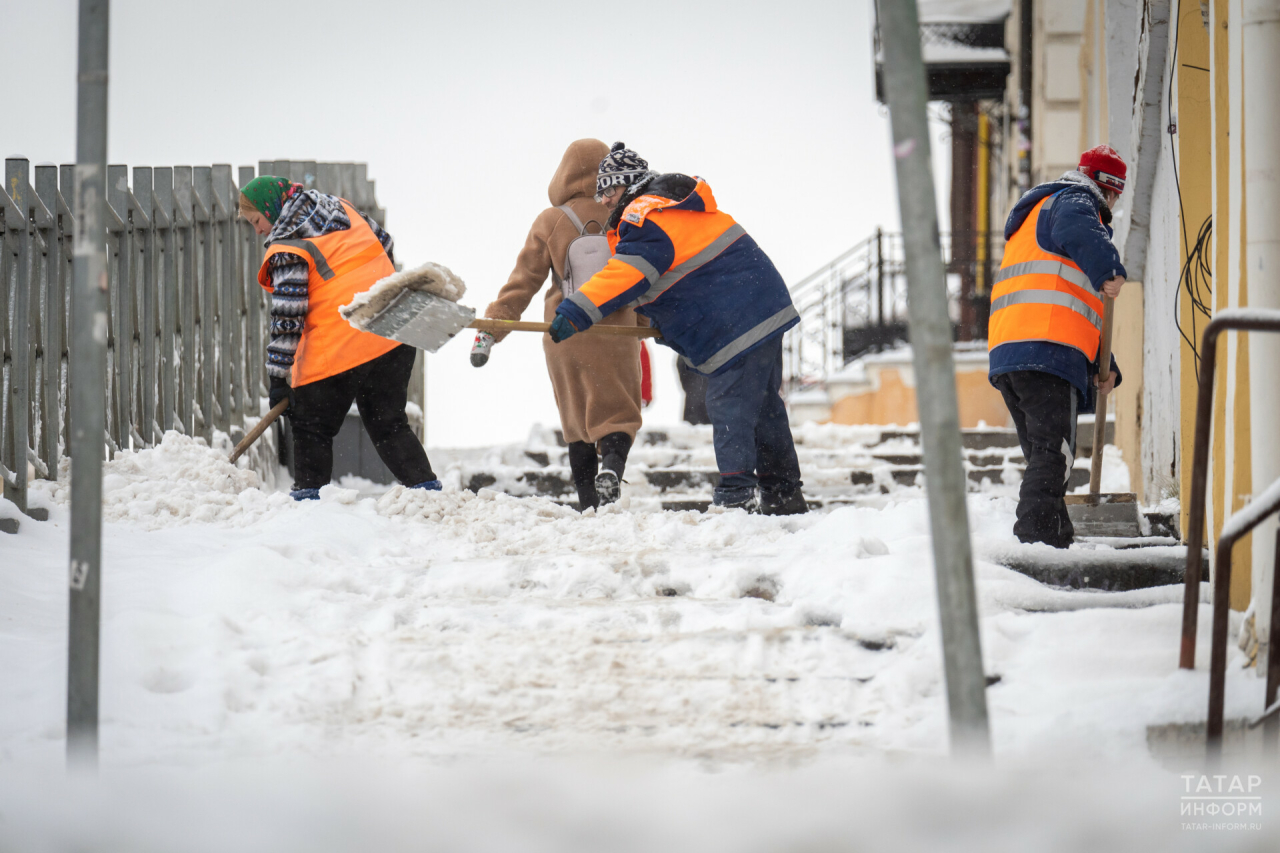 На ликвидацию последствий снегопада в Казани предварительно потребуется более 2 недель