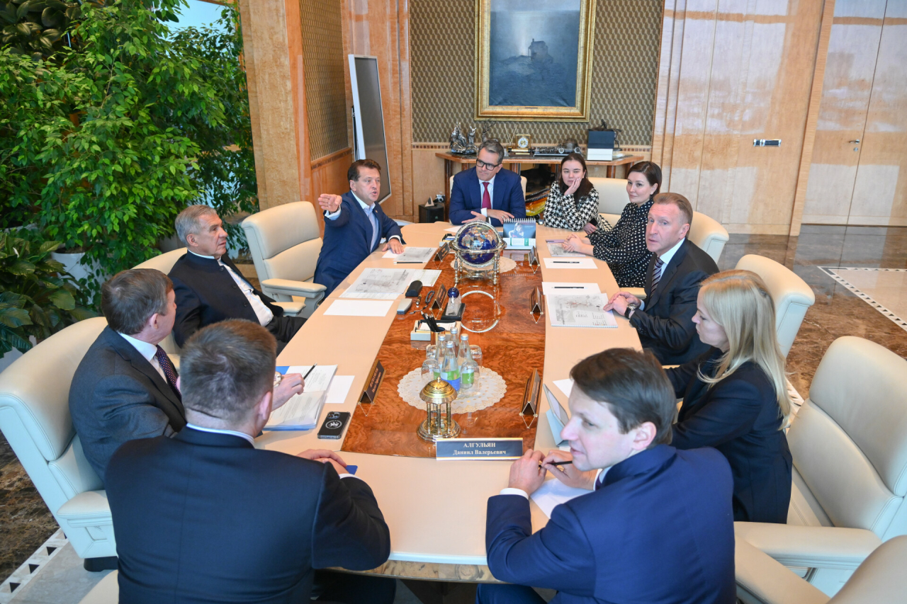 Минниханов, Чупшева и Шувалов обсудили реализуемые в Татарстане инвестпроекты