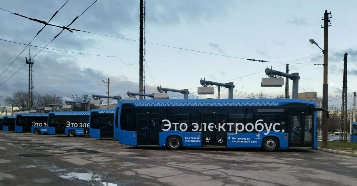 КАМАЗ поставил 10 электробусов в Ростовскую область