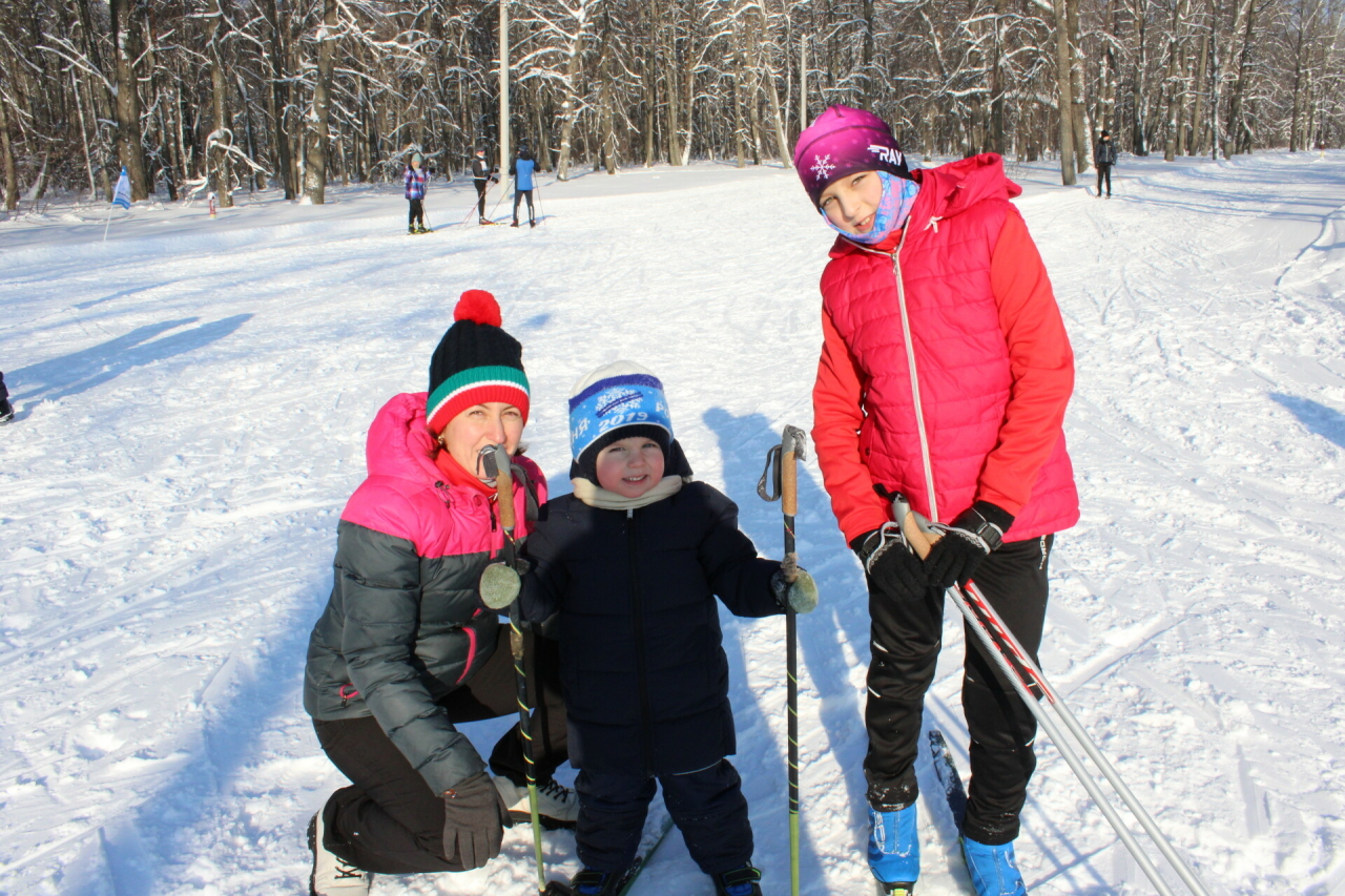 Самым юным участником «Лыжни России» в Заинском районе стал 3-летний Никита