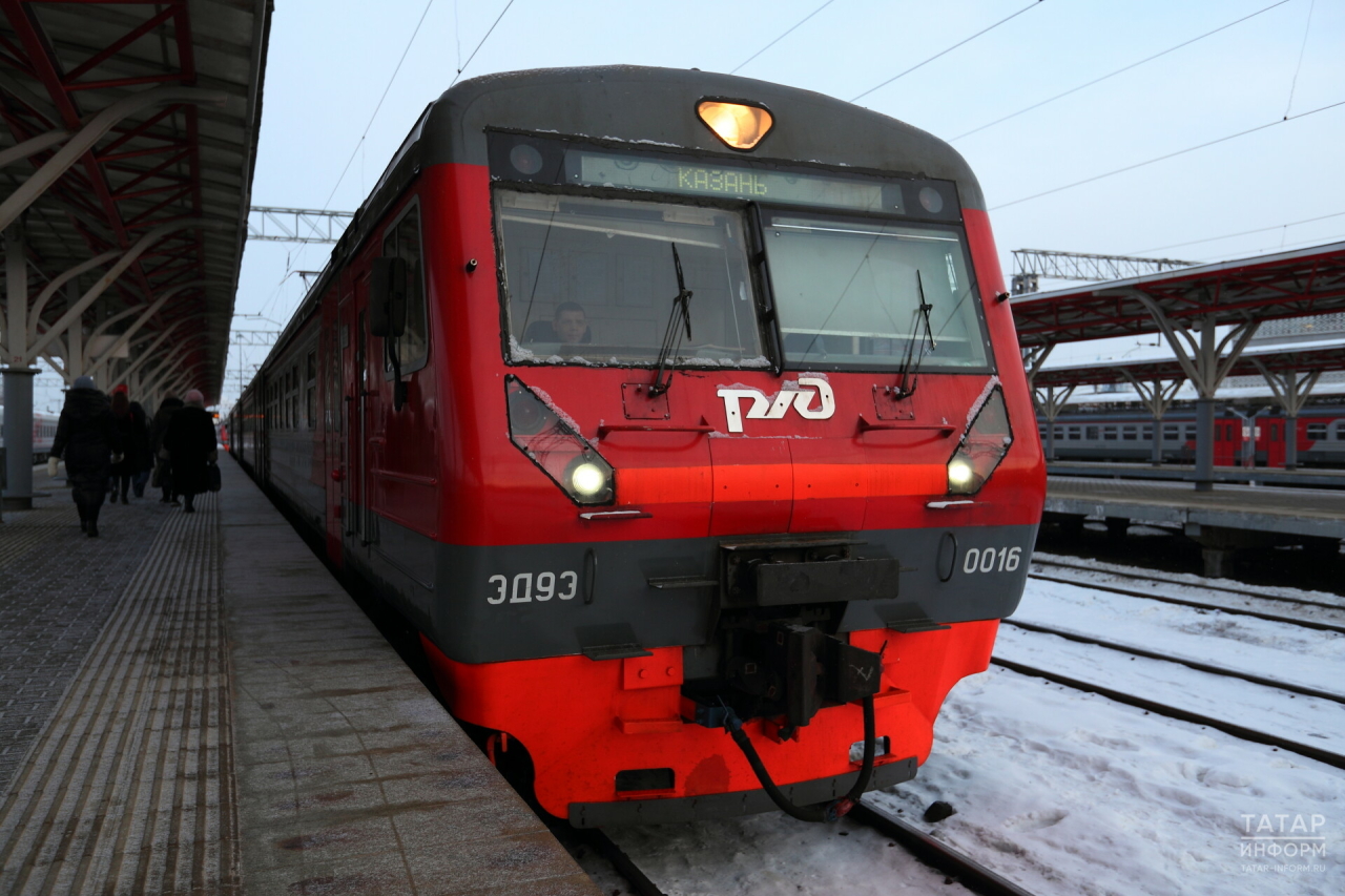 На маршруте Казань – Аэропорт введены восемь дополнительных рейсов поездов