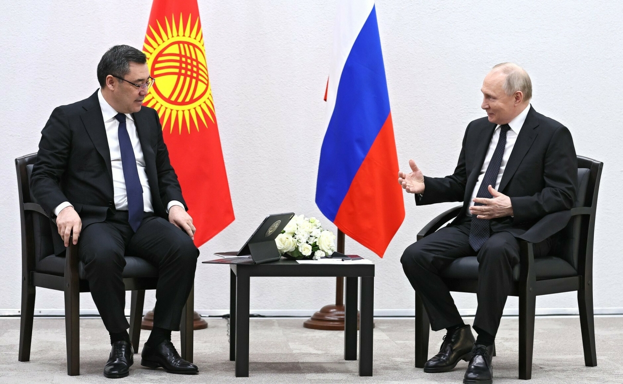 Путин провел в Казани встречу с Президентом Киргизии