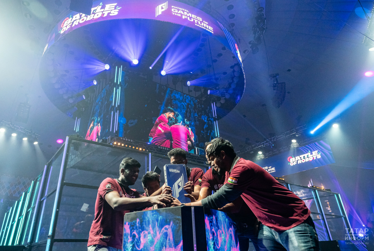Чемпионом в «Битве роботов» на «Играх будущего» стала команда из Индии