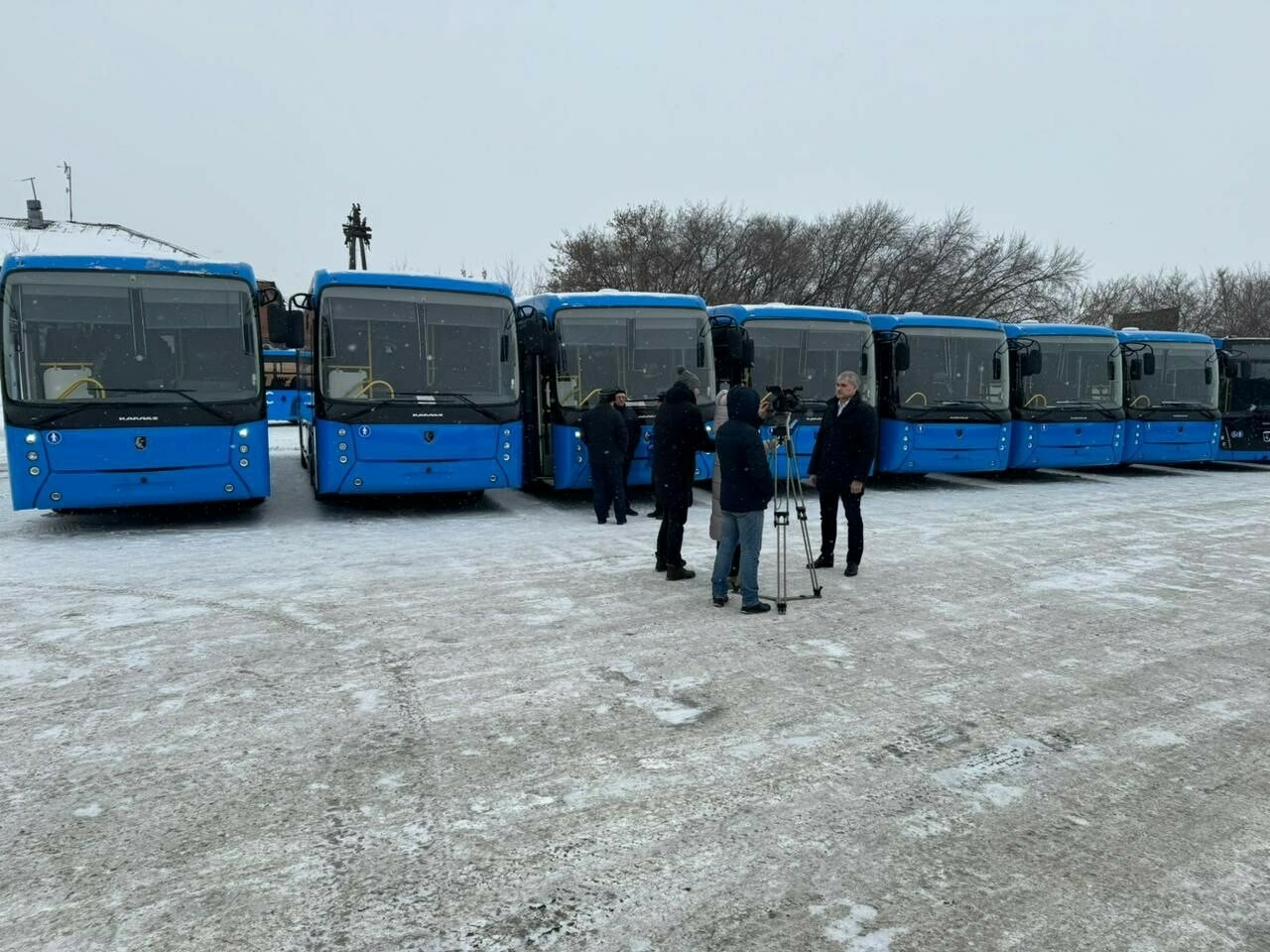 «КАМАЗ» передал Кемерово 11 автобусов с кондиционерами