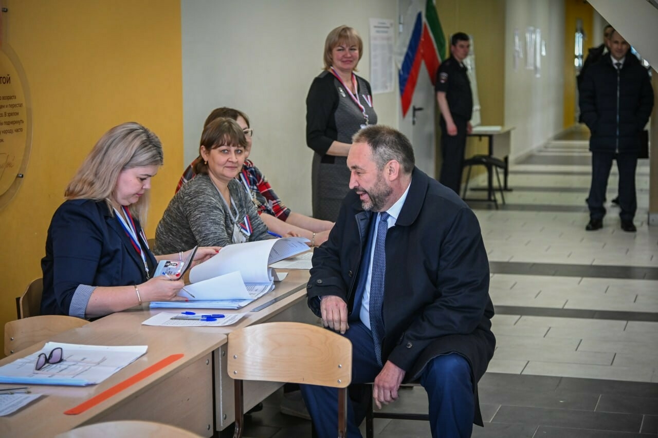 Алексей Песошин проголосовал на выборах Президента России