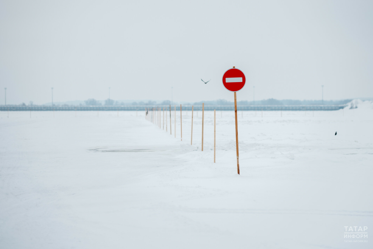Все ледовые переправы в Татарстане закрыты