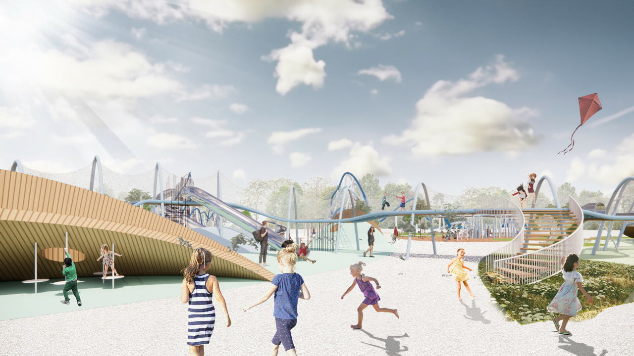 Стало известно, как будет выглядеть Детский парк на набережной Казанки