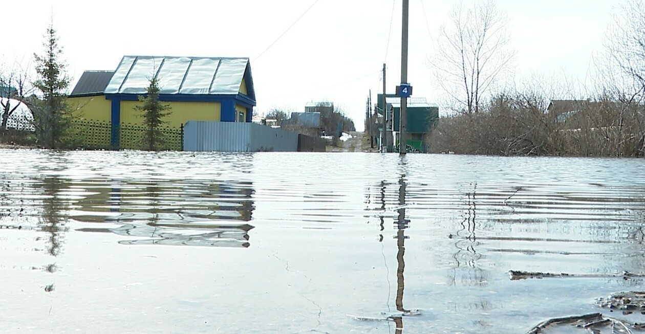 В Тукаевском районе талыми водами подтопило садовые общества
