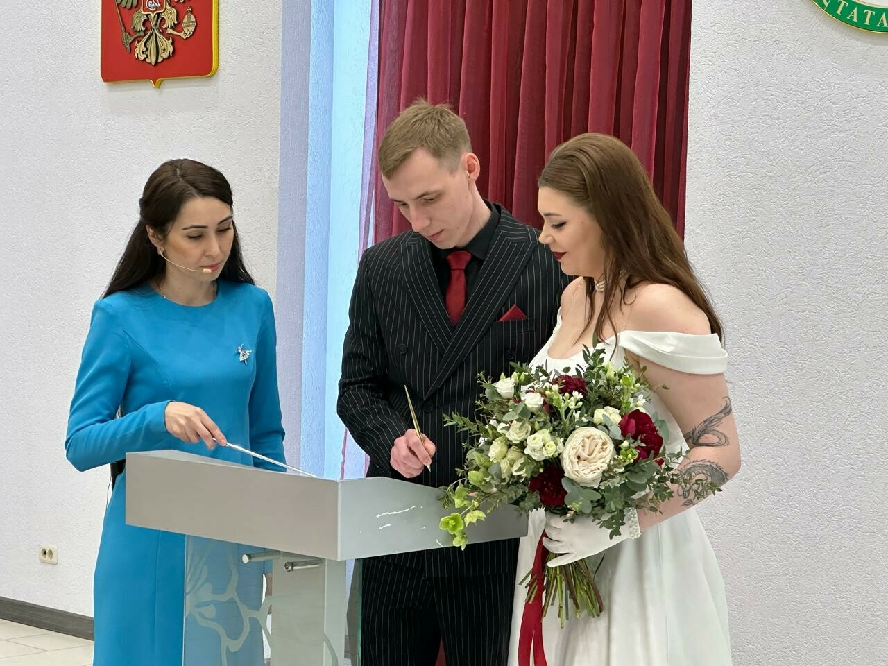 «Красивая» дата 24.04.2024 установила рекорд бракосочетаний во Дворце торжеств Челнов
