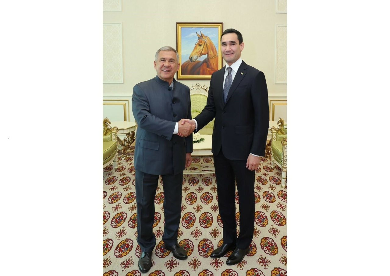 Минниханов в Ашхабаде встретился с Сердаром Бердымухамедовым