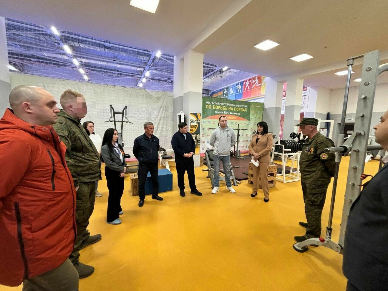Для реабилитации бойцов в Менделеевск завезли новые тренажеры