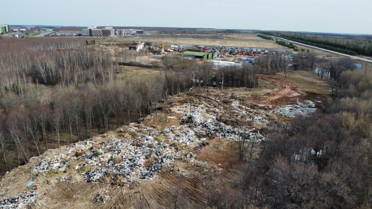 В Иннополисе ликвидируют незаконную свалку размером в два футбольных поля