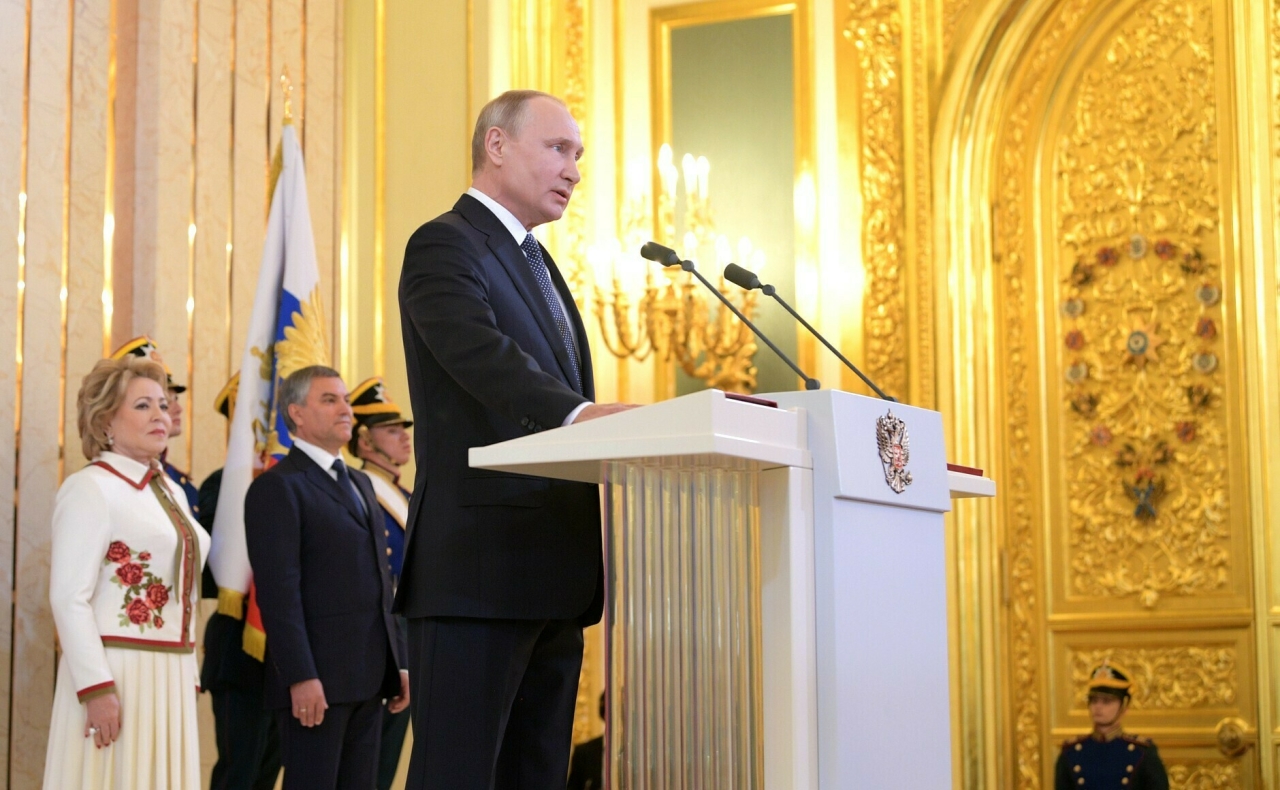 Владимир Путин инаугурациядә ант бирде