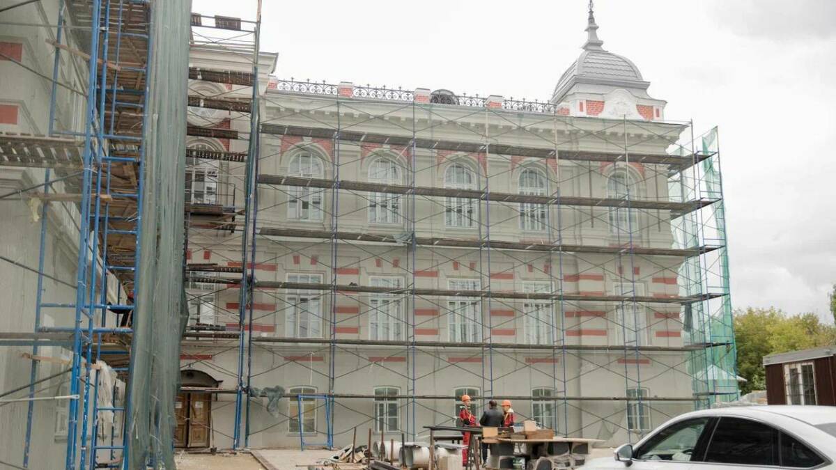 В Казани завершается ремонт Алафузовского театра — фото
